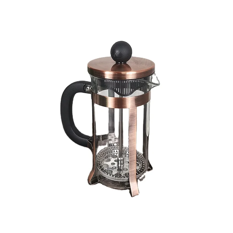 French Press Coffee Tea Brewer Coffee Pot Coffee Maker Kettle 350ML Metal Thermos Barista Tools