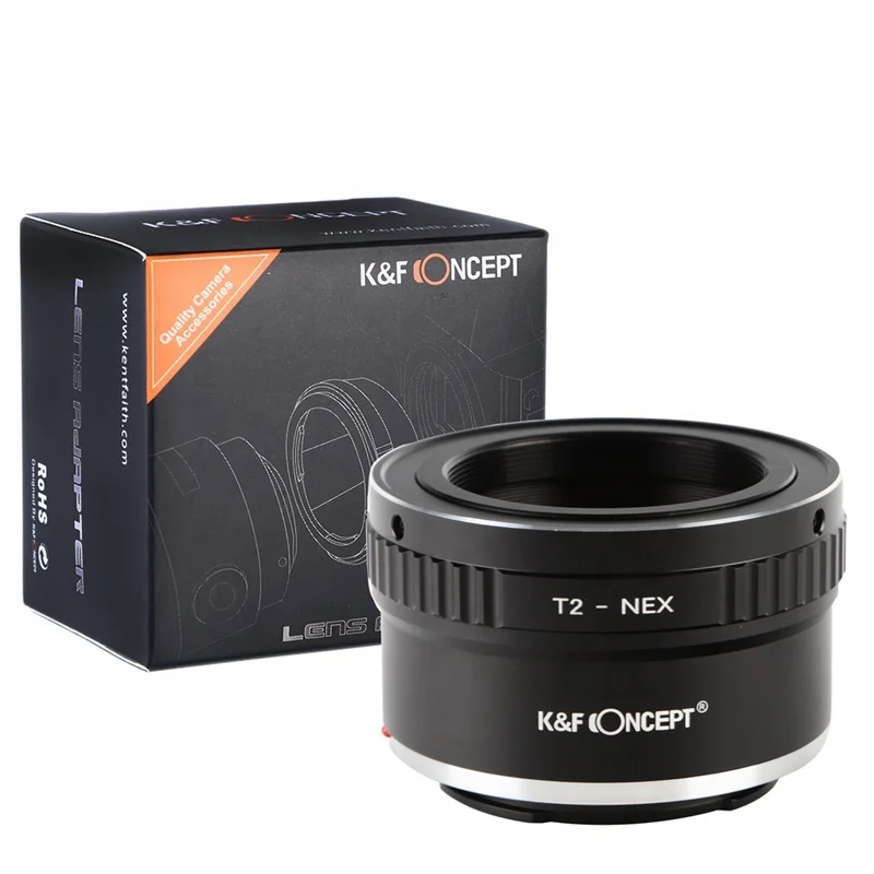K&F Concept Lens Mount Adapter for T2 Lenses to Sony E Camera