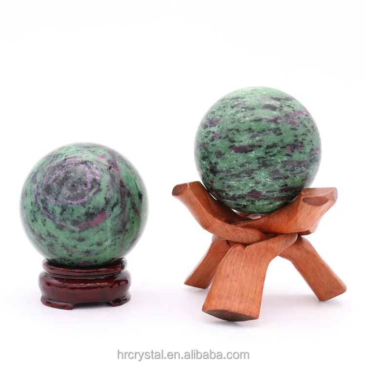 Hot Sale Crystal Sphere Crafts Healing Mixed Stones Ruby in Zoisite Crystal Ball Sphere