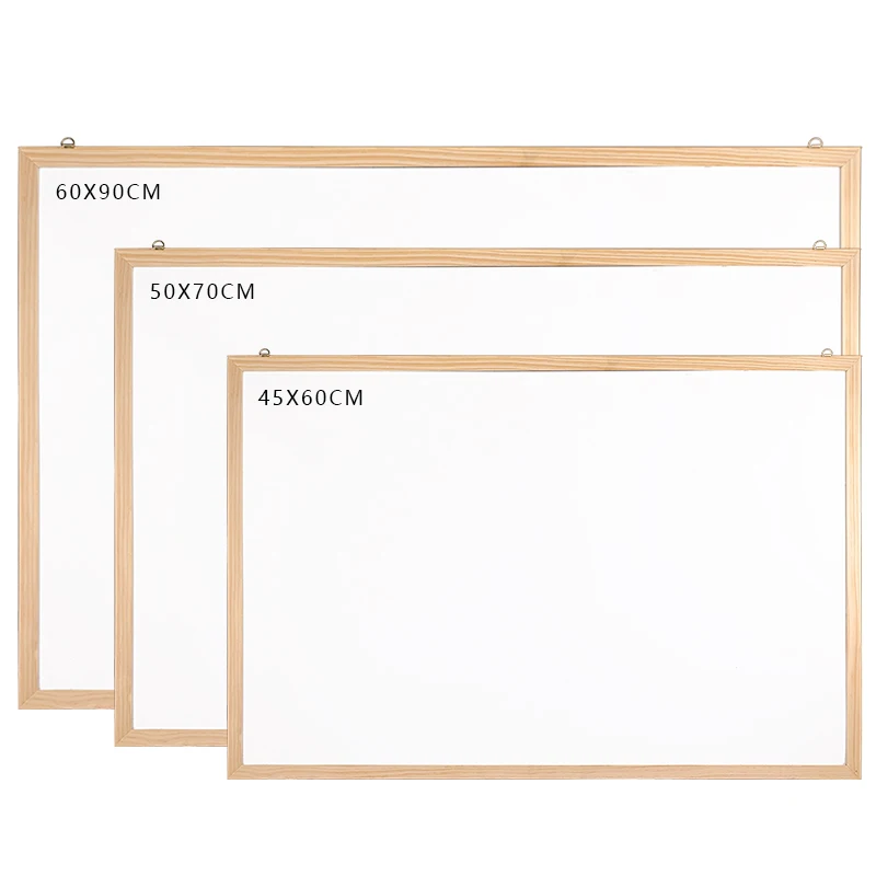 Manufacturers customized standard wooden frame white board price magnetic dry erase board