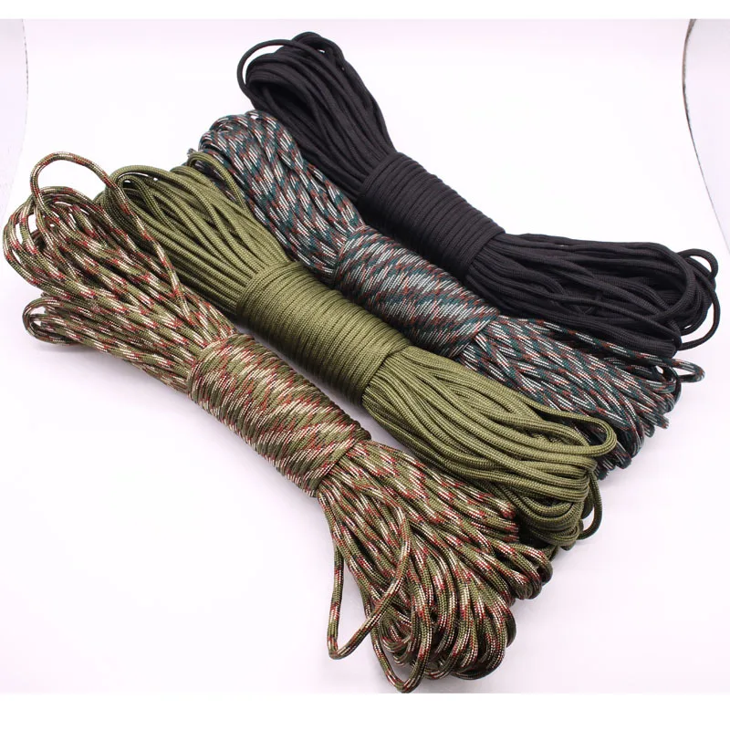 31m Terylene DIY Paracord Hand-Woven Paracord Survival Outdoor Adventure Camping Mountain Climbing Woven Hand Rope