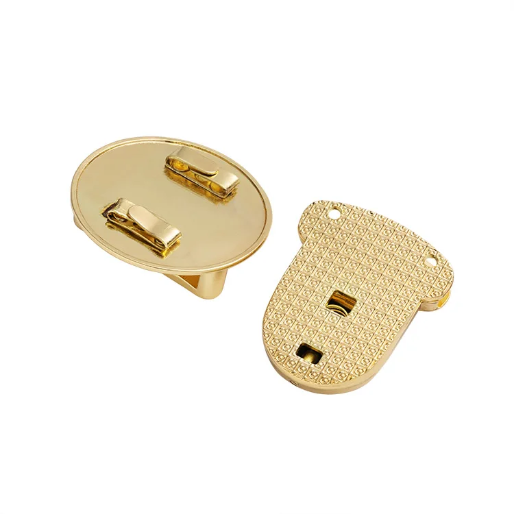 Custom DIY High Quality Alloy Metal Twist  Push Turn Locks Clasp Shoulder Hardware Accessories Bag Lock For Women Bag