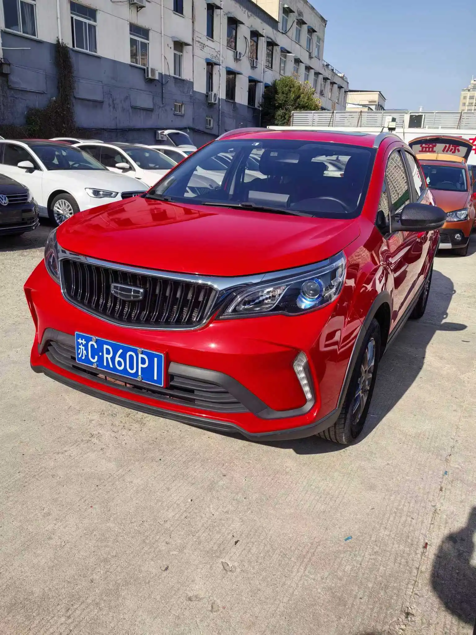 2021 Manual car Geely vision X3 1.5 suv used car for sale used geely cars