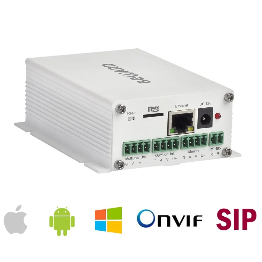 Analog Video Door Phone Converter With Free Mobile Apps For Two Way Talk