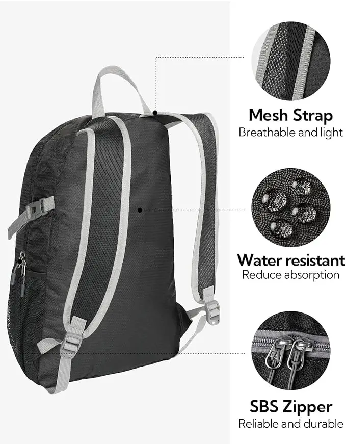 Custom Outdoor Portable Foldable Sports Backpack Travel Camping Hiking Mountaineering Backpack