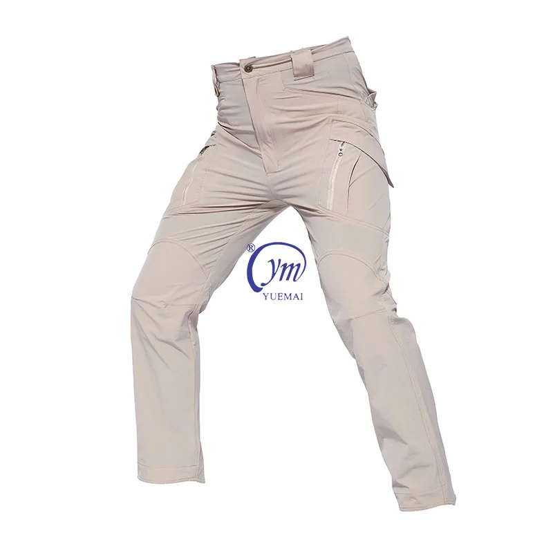 YUEMAI Multi-Pockets Trekking Anti-stretch Dustproof Heated Quick Dry  Tactical Trousers