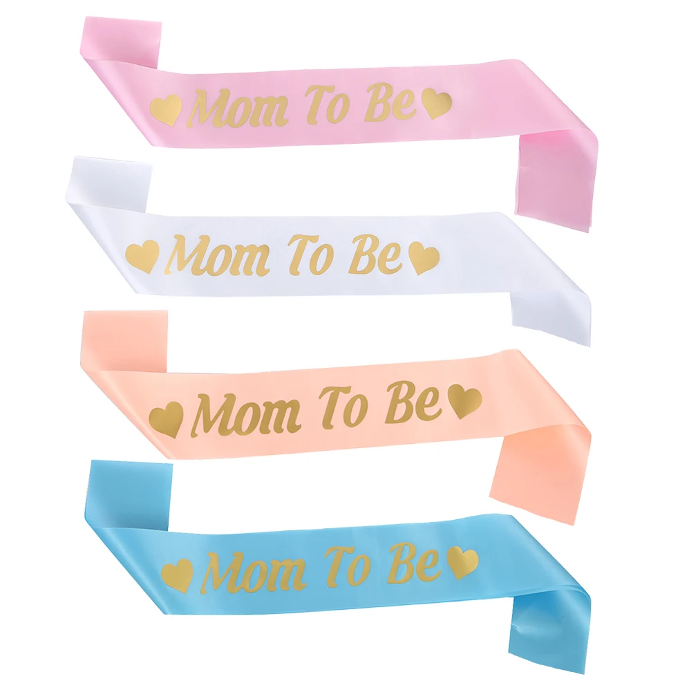 Wholesale Mom to Be Baby Shower Sash Colorful Mom To Be Sash Bachelorette Party Supplies Decorations
