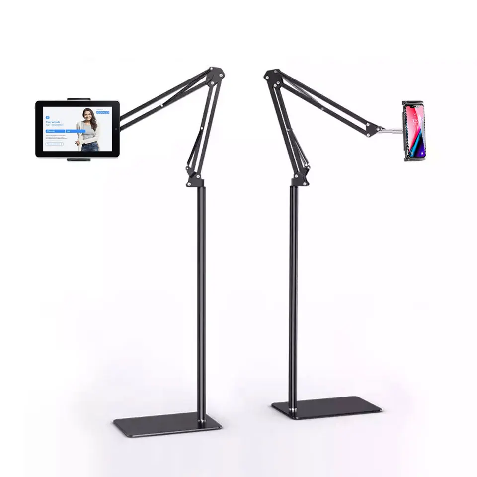 Free Shipping 1 Sample Ok Tablet Mount Phone Stand Holder Bed Gooseneck Mount Use For Lenovo Smartphone