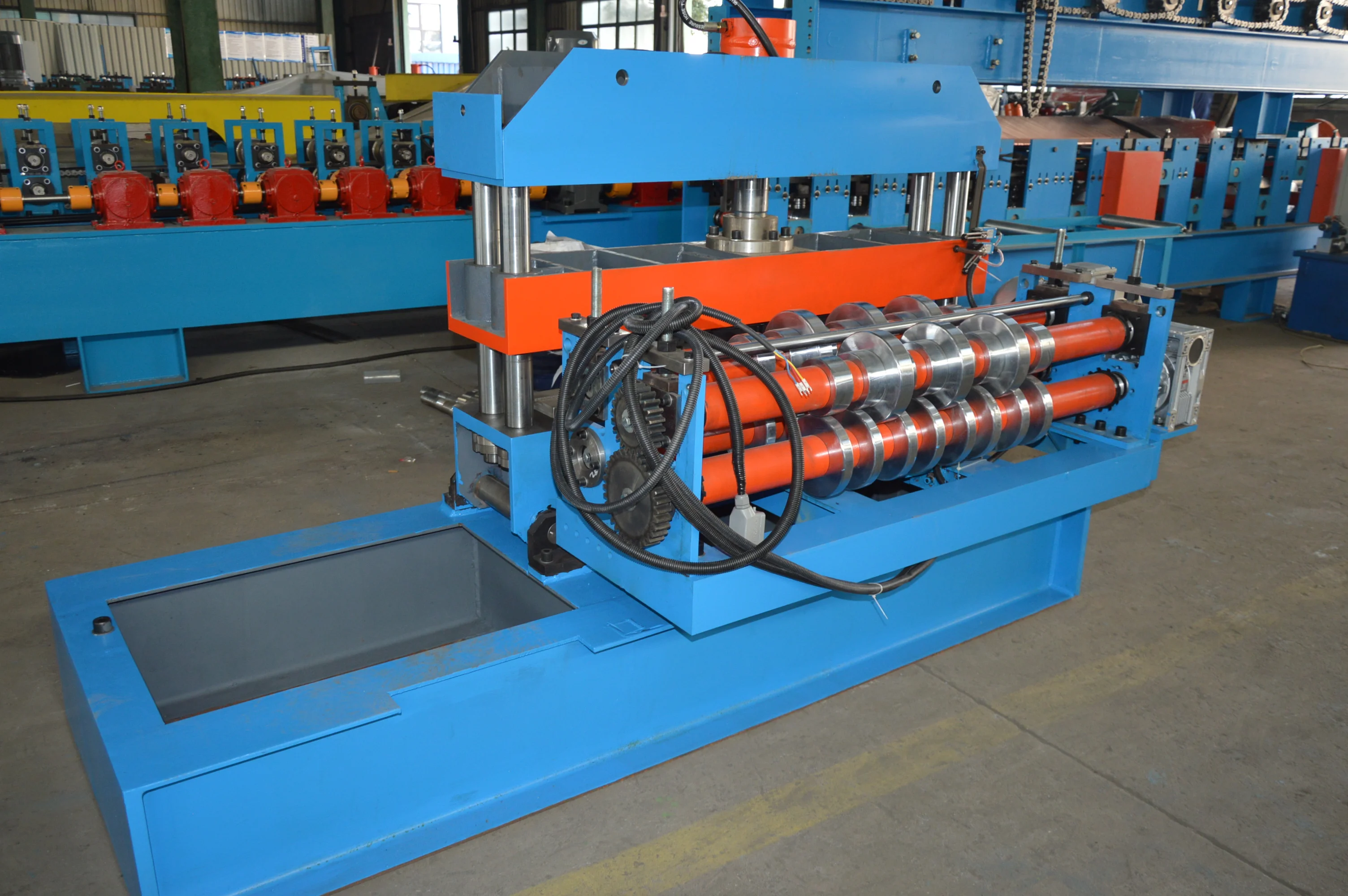 Steel Metal Sheet Crimping Roof Panel Crimping Curving Machine Roof And Wall Panel Steel Crimping Machine