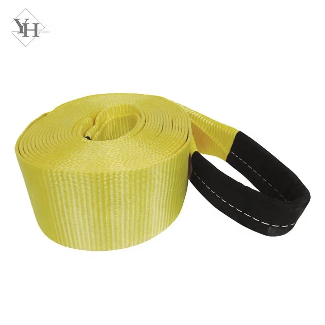 
hot sale 3inch heavy duty recovery tow straps with loop 