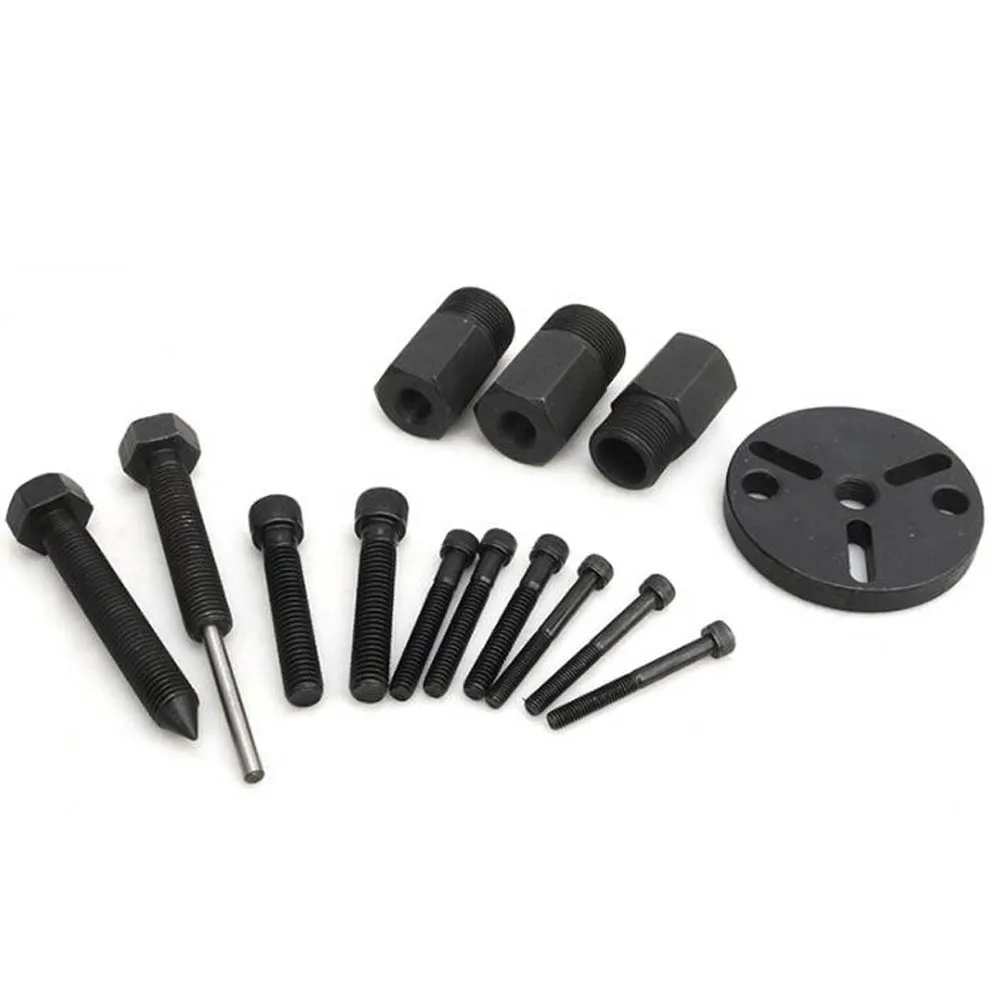 14pcs Car Air Conditioning Compressor Clutch Tool Kits AC Puller Remover Tool AC Compressor Clutch Remover Installer Puller Tool