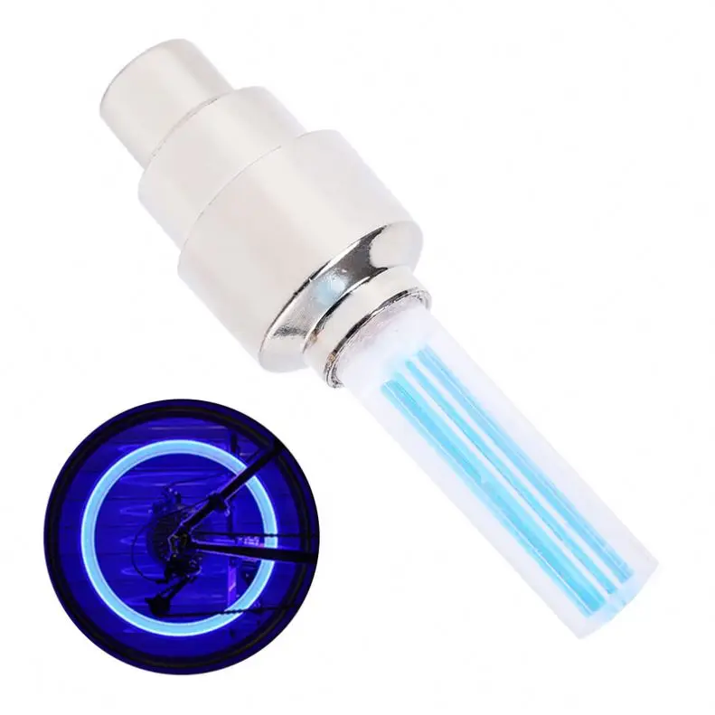 LED Cap Lights Car Motorcycle Cycling Styling Wheel Tire Hub Glowing Bulb Mountain Road Bike Spoke Neon Lamp