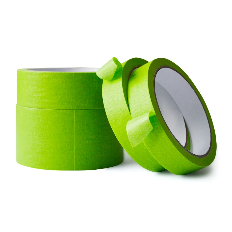 Masking Paper Tape Spray Paint Car Traceless Anti Welding Solvent High Temperature Resistant Car Adhesive Residue