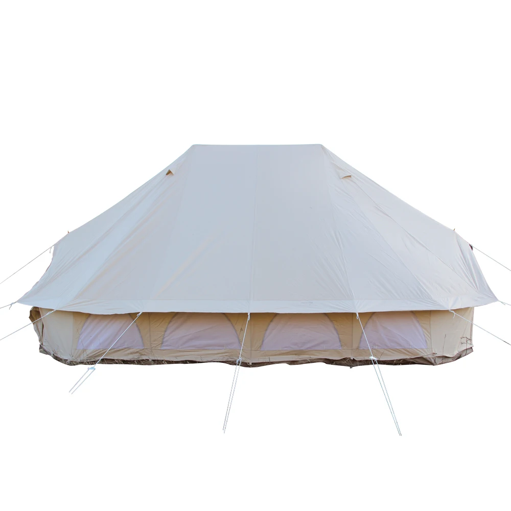 Hot sale safari 6m Luxury Bell tent Emperor tent 6m Emperor Twin Pro Bell Tent