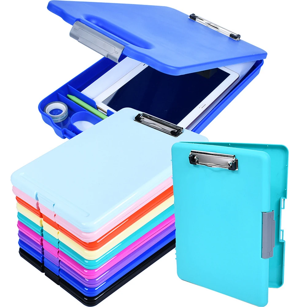 Wholesale Side-Opening Multifunctional Clipboard Case Color Nursing Storage Clipboard With Pen Holder For Writing