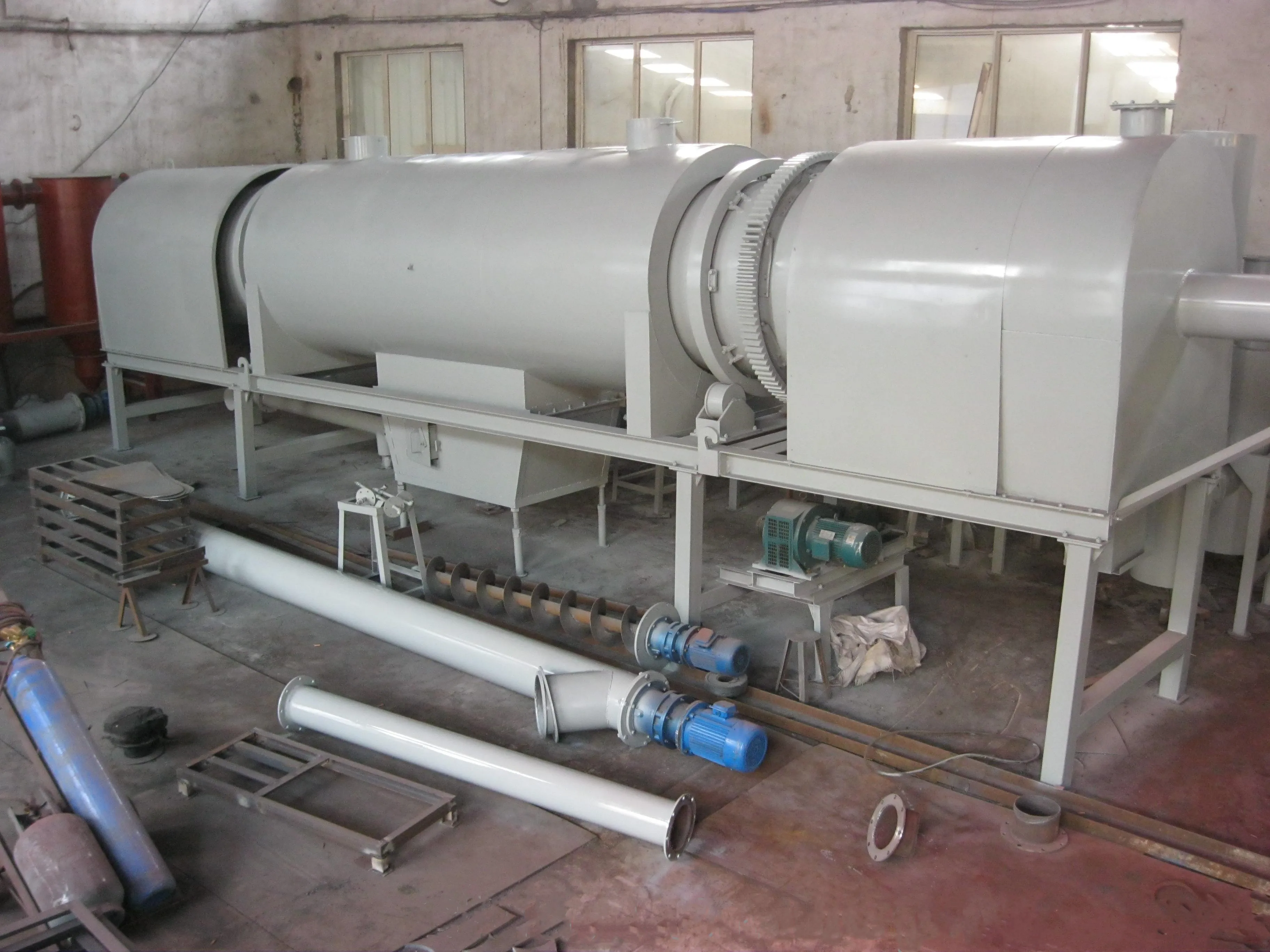 Horizontal Biomass Rotary Activated Carbon Airflow Continuous Carbonization Furnace