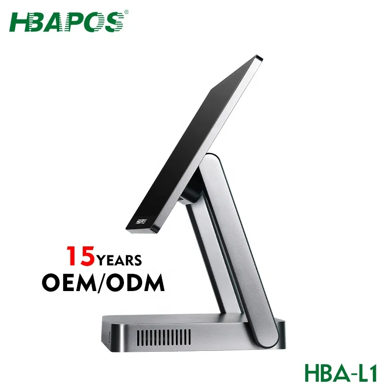 Folding POS Tablet All In One 15.6 Inch Cash Register Tablet Touch Screen Win 10 pro Terminal Machine pos systems