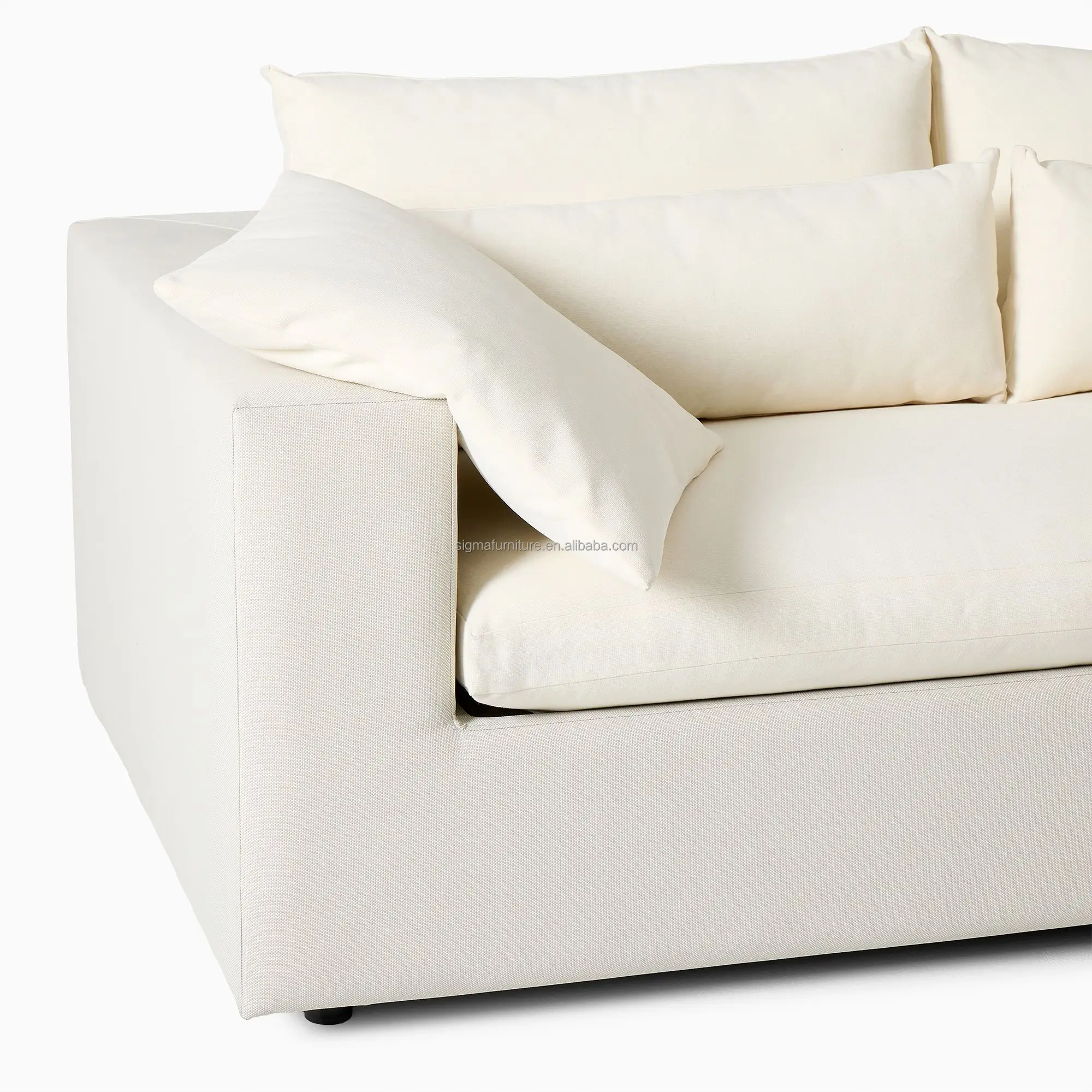 high quality modern design luxury outdoor garden waterproof fabric quick dry foam sofa furniture