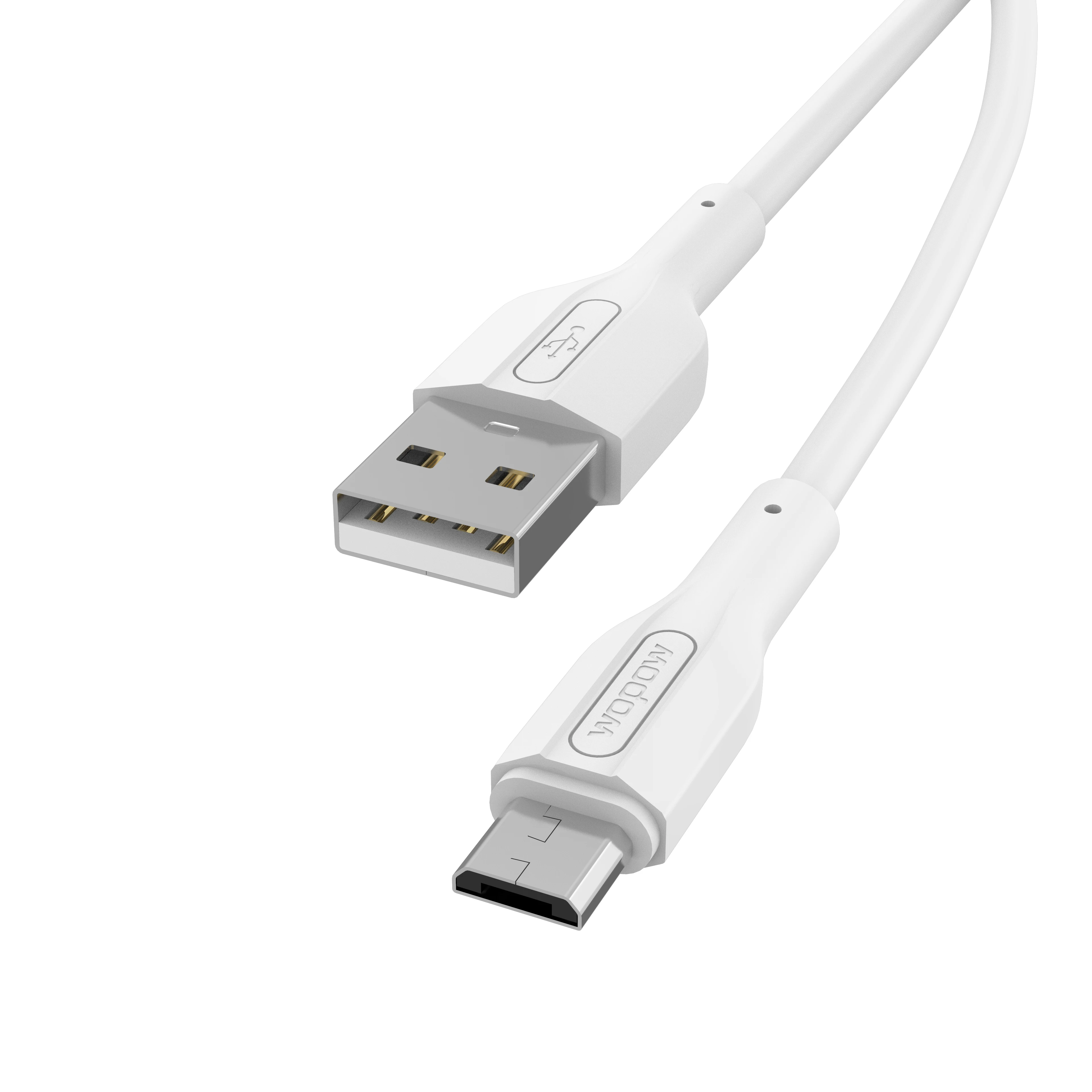 
Wopow WX01 high quality cheap 1.2M white 2.4A mobile phone fast charging usb cable micro 
