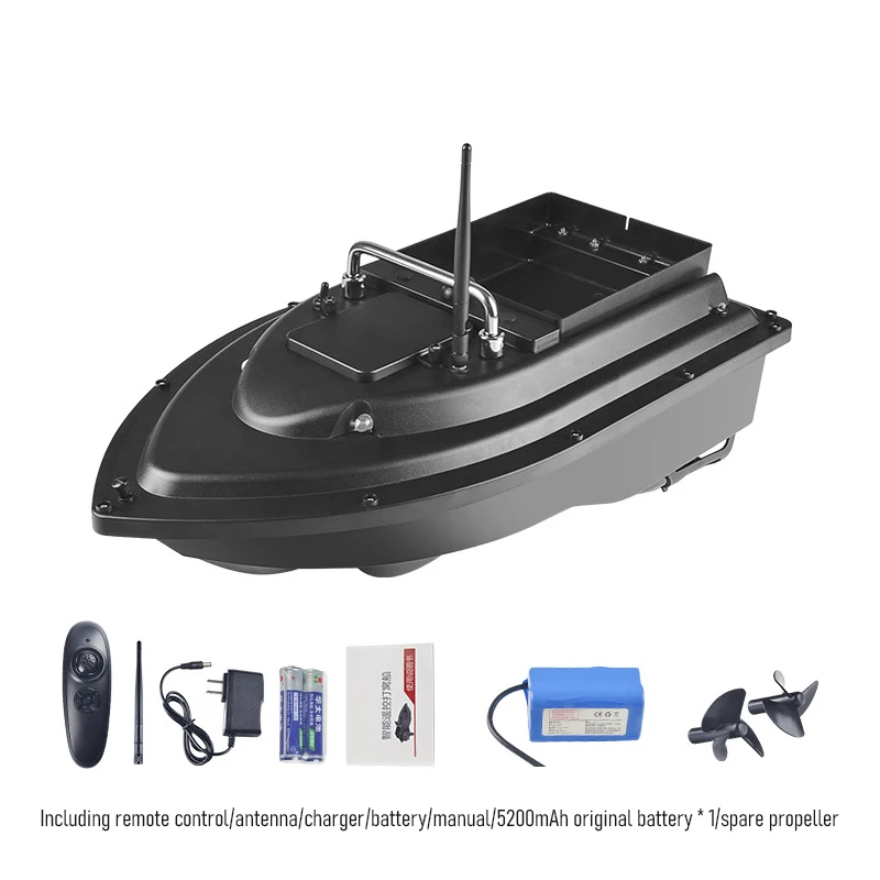 Factory D12f 12v 18000mah 500m Intelligent Remote Control Dual Bin Yacht Bait Boat For Boats Fishing Ships