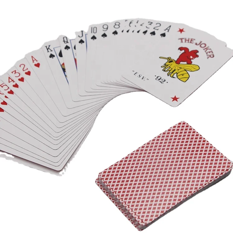 Custom Logo Printing Board Game Classical German Black Core Luxury Poker Card Recyclable Eco-friendly 54 Paper Playing Card