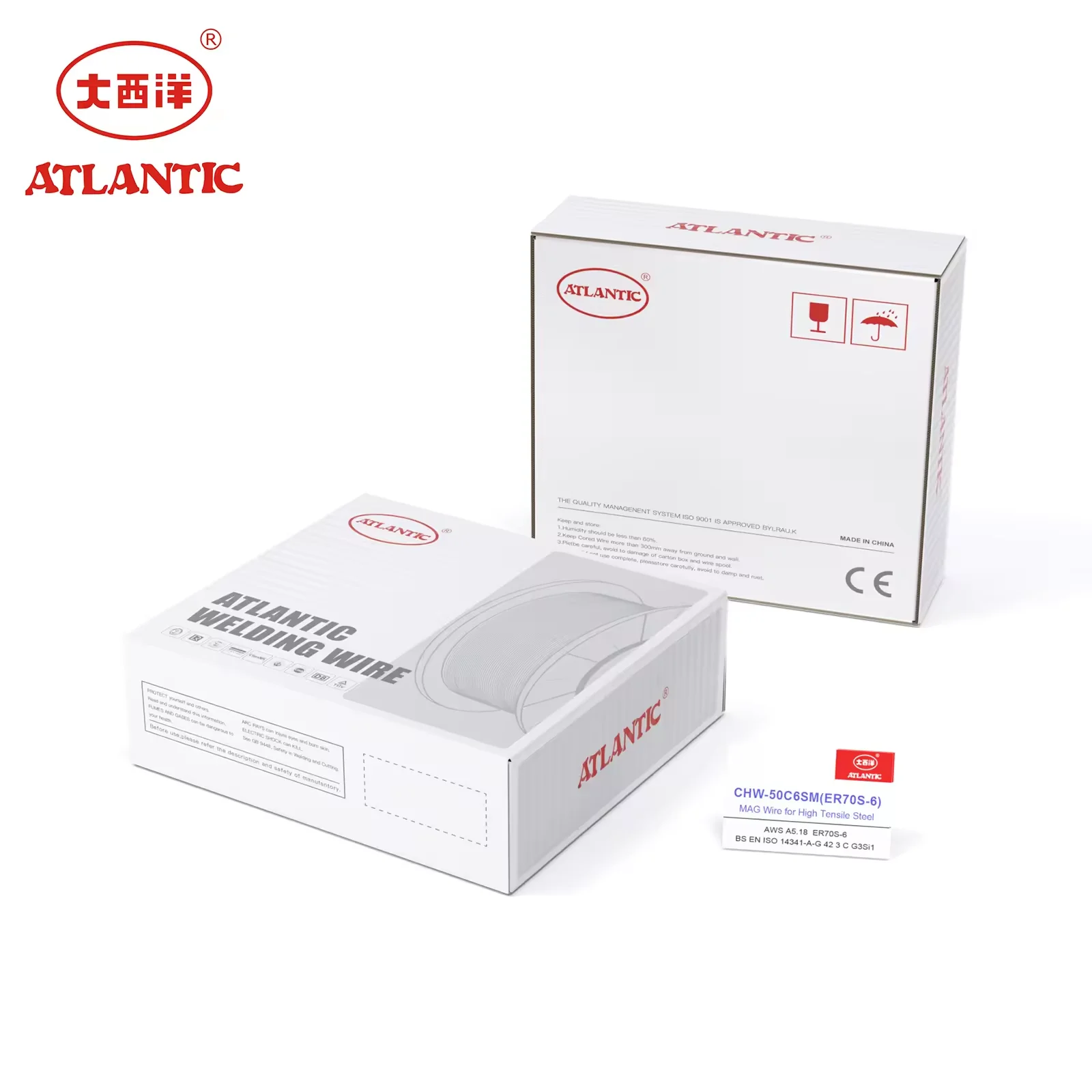 Заводская цена ATLANTIC OEM OBM ODM AWS медь 0 8 мм 1 2 CHT711 E71T-1C E71T1 флюсовая сварочная проволока