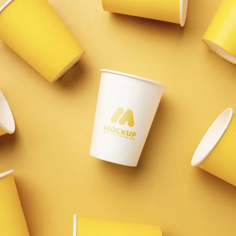 High Quality Custom Logo Professional Film Disposable Paper Cup Beverage Cup Save Freight Cost