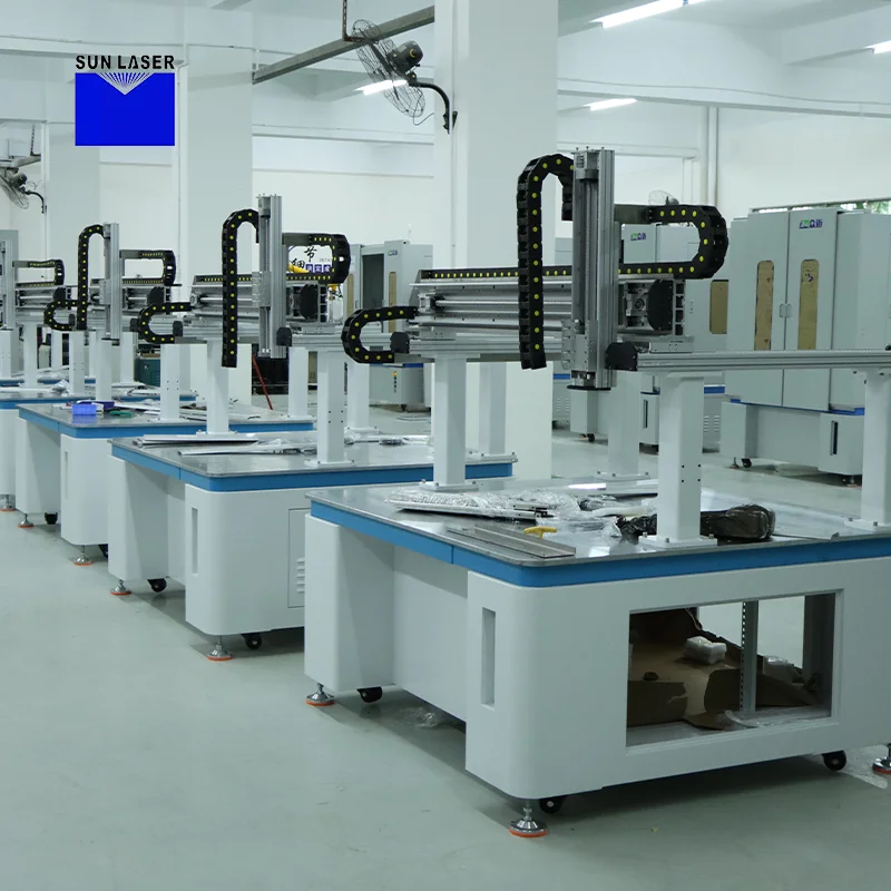 Prism type 4-axis laser welding machine platform New energy lithium battery fiber laser welding equipment can be customized