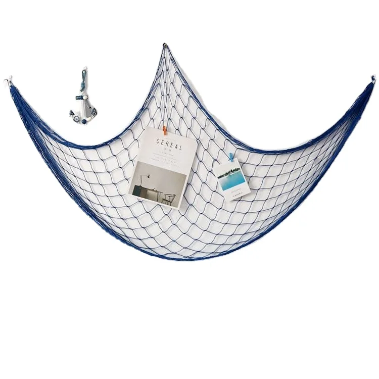 natural hemp rope new products hanging phots display macrame photo frame fishing net style net