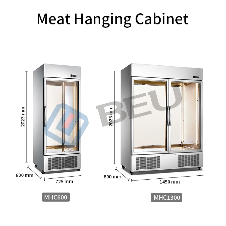 Commercial refrigerators fresh meat freezer display meat hanging refrigerator cabinet meat cooler