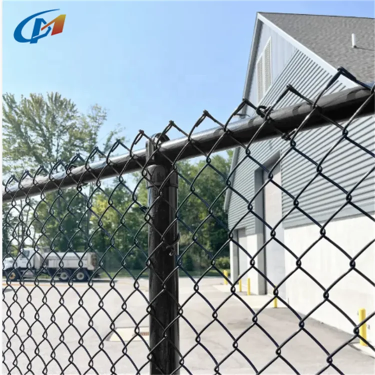 Security Residential Privacy Fencing Galvanized Chain Link Fabric  Wire Mesh Fences & Swing Gates