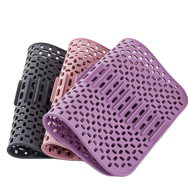 Kitchen Gadgets Countertop Absorbent Mat Silicone Splash Guard Pad Water Drying Sink Liner Faucet Draining Mats For Kitchen Sink