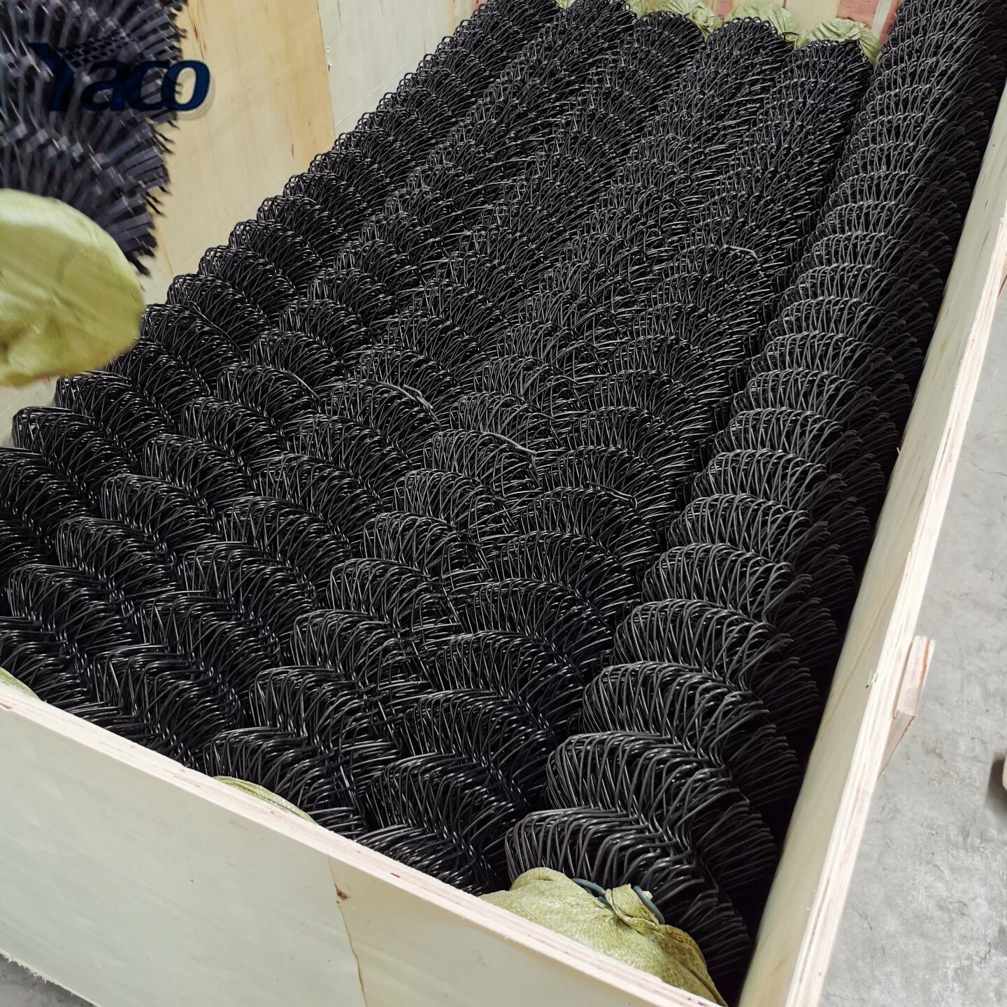 10 swg 50mm pvc coated galvanized chain link fence