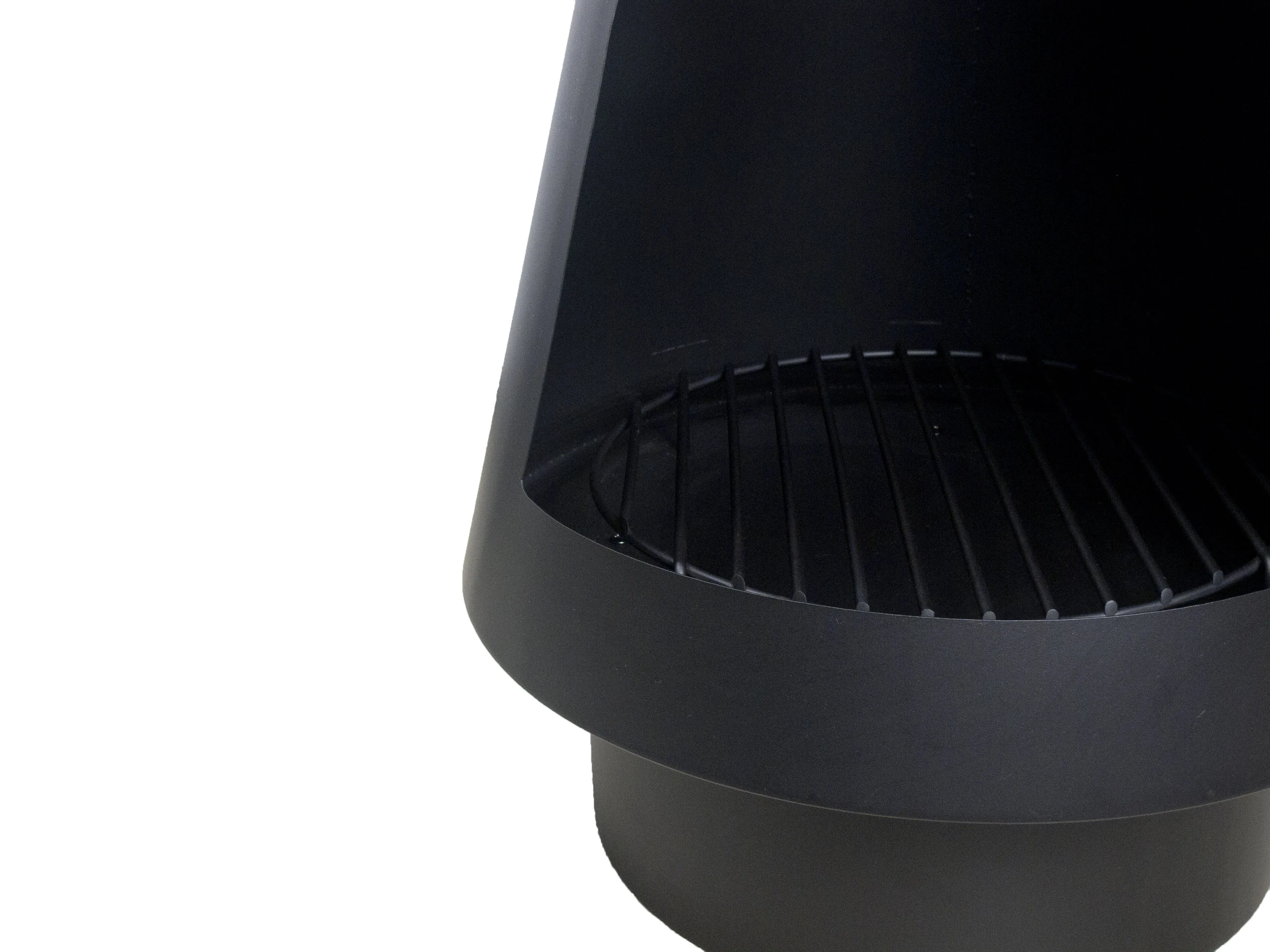 Wood Burning Metal Chiminea Fire Pit Outdoor Indoor Garden Fireplace