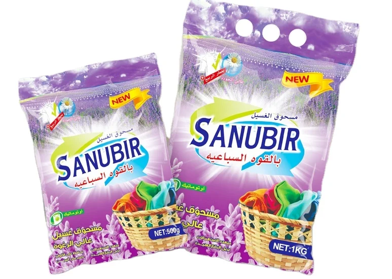 Eco-friendly 15g-25kg Washing Powder Quickly Cleaning Laundry 20kg Detergent Washing Powder Factory In China