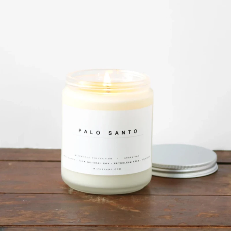 Natural Soy Wax Coconut Wax Scented Glass Jar Candles Christmas presents Christmas candles