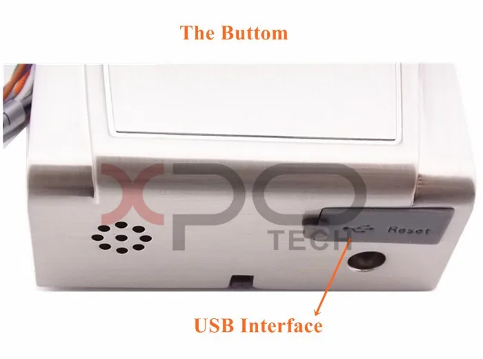 ZK MA300 Free Software Waterproof Outdoor Metal Smart Security Door Lock Access Control Biometric Fingerprint Reader Machine