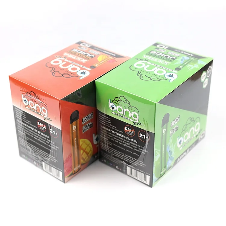 
vape Bang xxl 2000puffs.Packaging gift box 