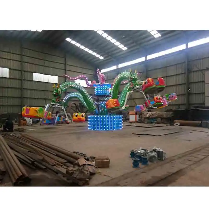 Attractive Design Amusement Park Equipment Rotation Octopus Rides Kids and Adults Family Rides for Fun Fair