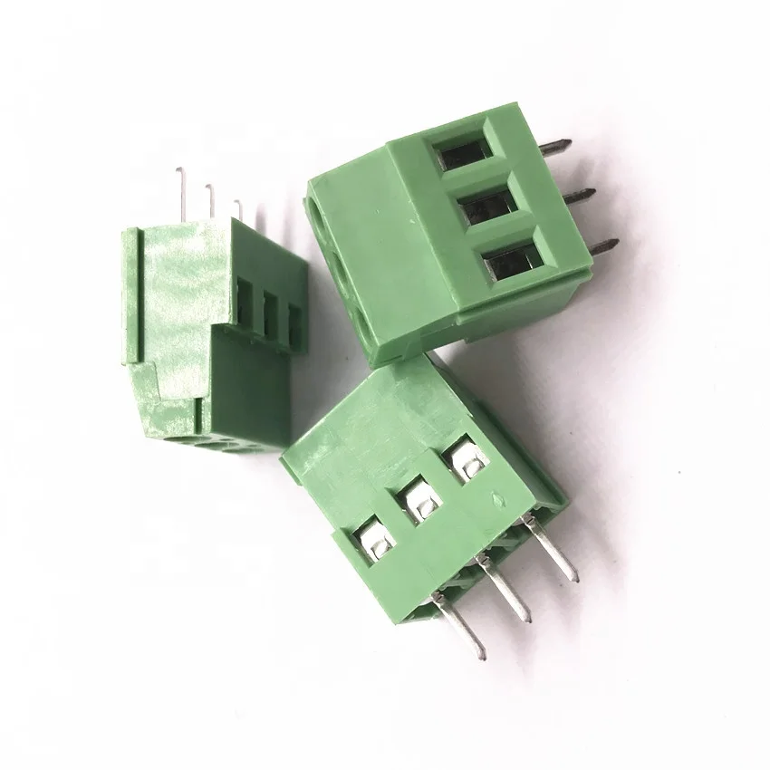 factory customer colorful  5.08 pcb MKDSP 3 connector 3pins green color KF129 DG129 WJ129 terminal blocks with combine groove