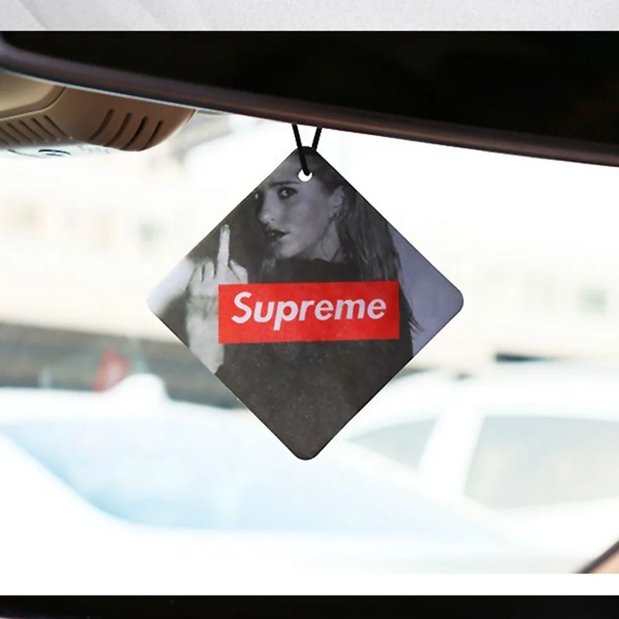 custom printing absorbent paper car air freshener and hanging perfume cards for promotion gifts