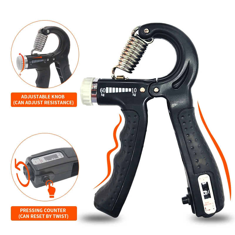 Fitness Grip Strength Train adjustable Hand Grip Strengthen Exercise Forearm Wrist Grip set
