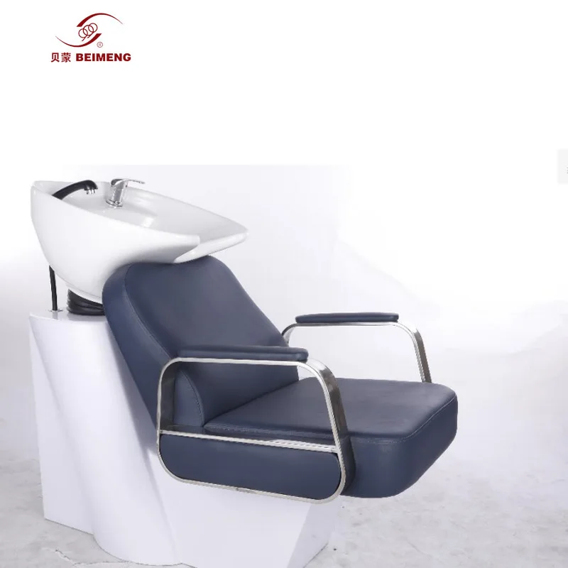 BEIMENG Bomacy современный классический дизайн Парикмахерская мебель черный шампунь стул с чашей