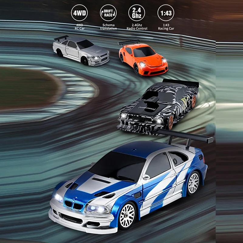 New Build in Gyro15KM High Speed Racing wheels 1:43 Drift rc car 4x4