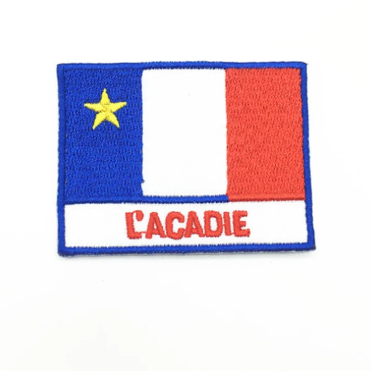China factory direct sales custom nation flag embroidered patch