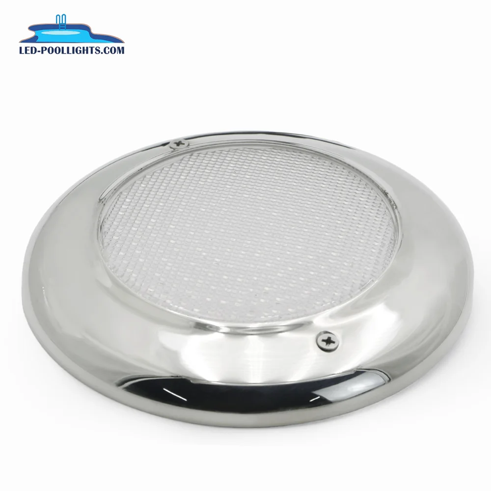 Led 12V Swim Pool Light Ip68 Resin Filled Underwater Led Light Rgb Inground Swimming Stainless Steel Pool Light