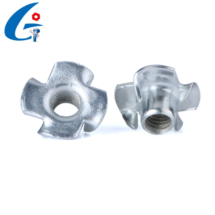 
Steel grade4.8 zinc plated hole Tee nut 