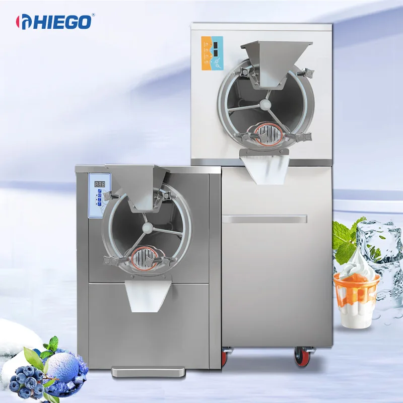 Wholesale Fast Cooling commercial hard ice cream maker italian gelato hard ice cream machine for food shop