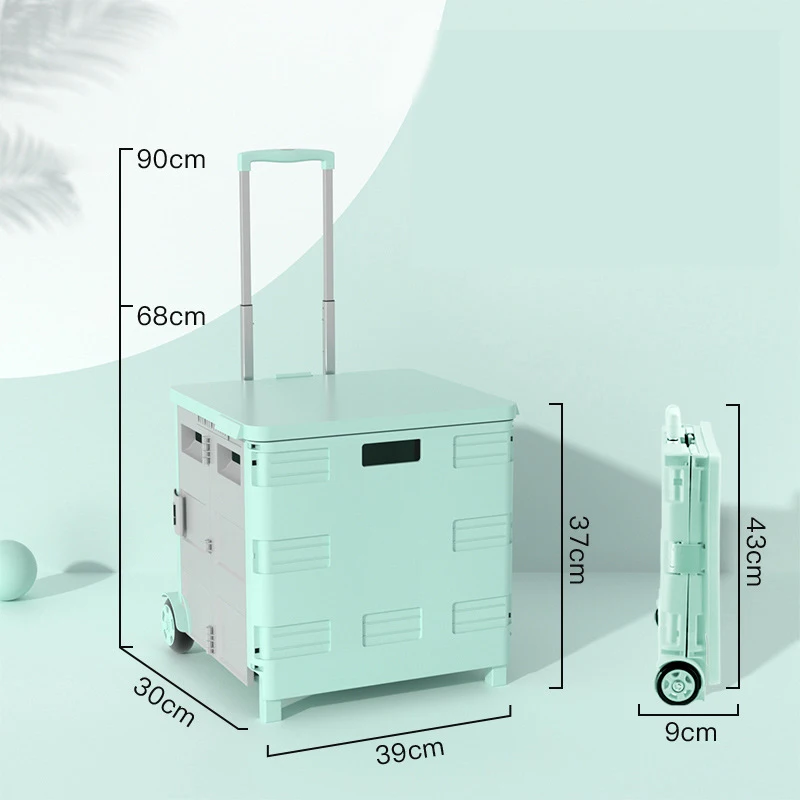 Складная тележка для покупок, бытовая портативная тележка для ручных и автомобильных прицепов, тележка для экспресс-покупок, тележка для багажа
