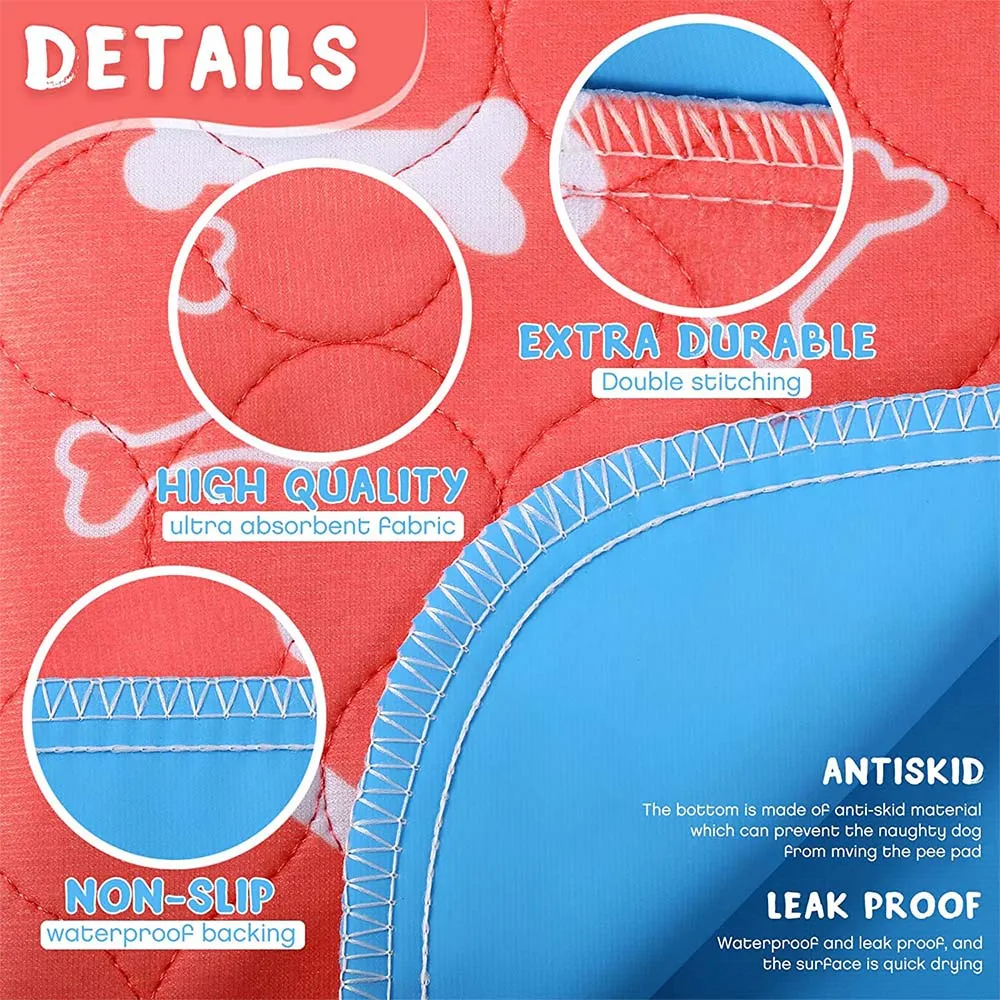 HOT Sale Washable Pee Pads Reusable Dog Pad Waterproof Pet Training Absorbent Pad for Dogs